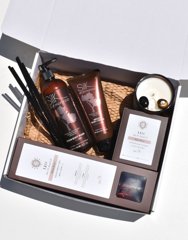 Silk Oil of Morocco - Zodiac Gift Hamper - Leo