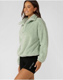 Lorna Jane - Everyday Teddy Quarter Zip Sweater