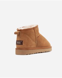 Ozwear Connection Uggs - Ugg Boots Genuine Australian Sheepskin Unisex Ankle Classic Suede