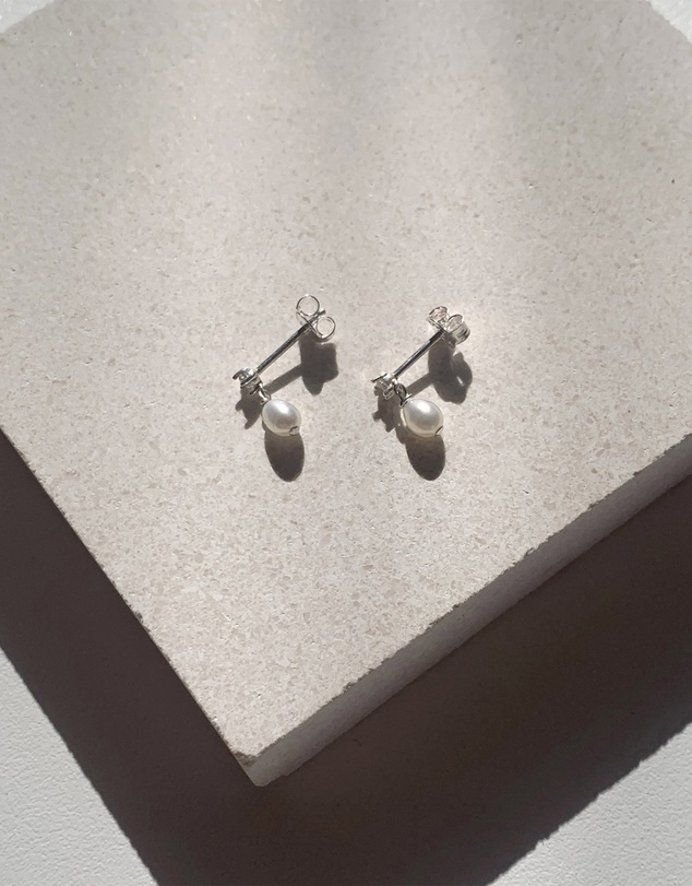 SAINT VALENTINE - Aspen Mini Drop Earrings - Silver