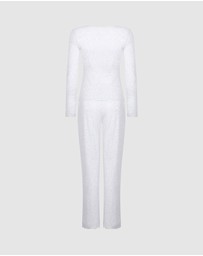 Hunkemoller - Long Sleeve Jersey Modal Lace PJ Set