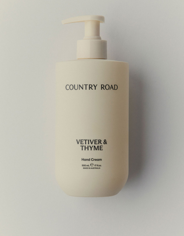 Country Road - Australian Made Vetiver & Thyme Hand Cream 500ml