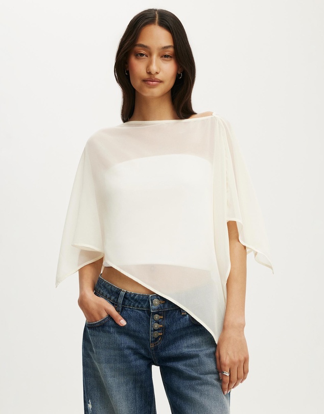 Cotton On - Chiffon Poncho