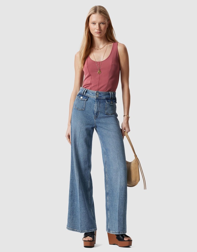 & Other Stories - Toptstitched Tank Top