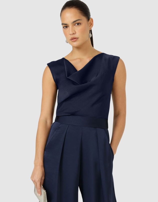 SACHA DRAKE - Luxe Cowl Bias Top
