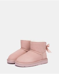 EVERAU - Australian Shepherd Ugg Melub Kids Cow Suede Upper UGG Boots