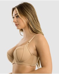 Parfait - Charlene Lightly Padded Supportive Balconette Bra With Lace