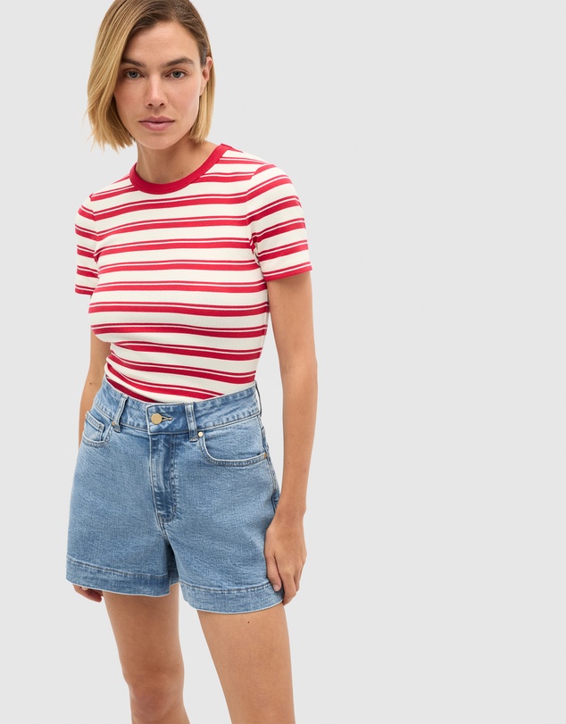Seed Heritage - Stripe Rib Tee