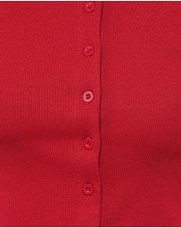 Petal & Pup - Tylarah Short Sleeve Cardigan Top - Red