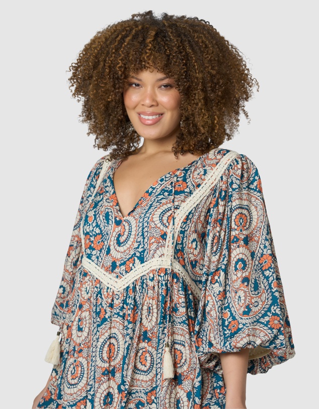 The Poetic Gypsy - Aqua Breeze Maxi Dress