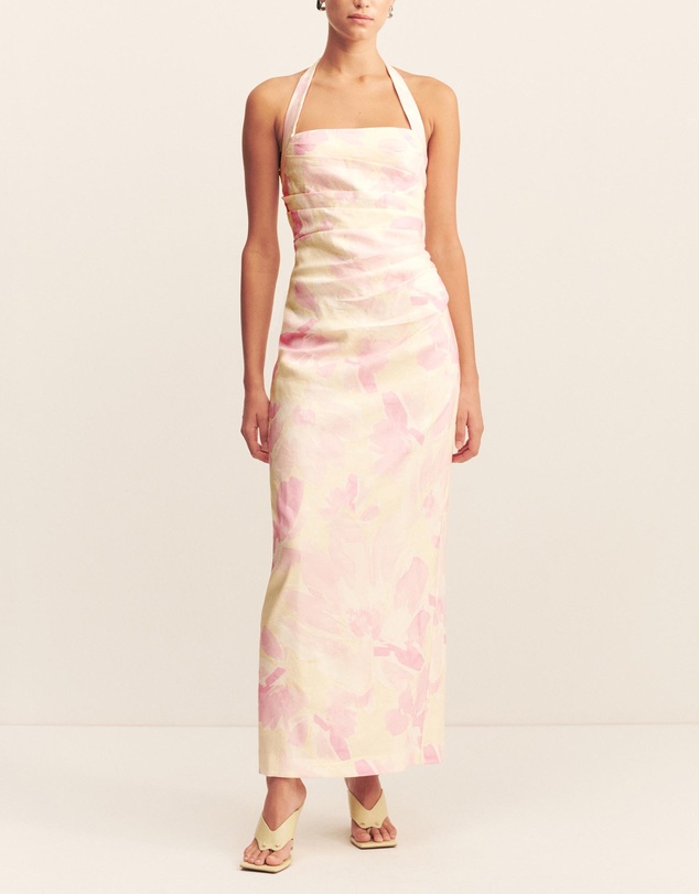 Shona Joy - Addison Draped Halter Maxi Dress