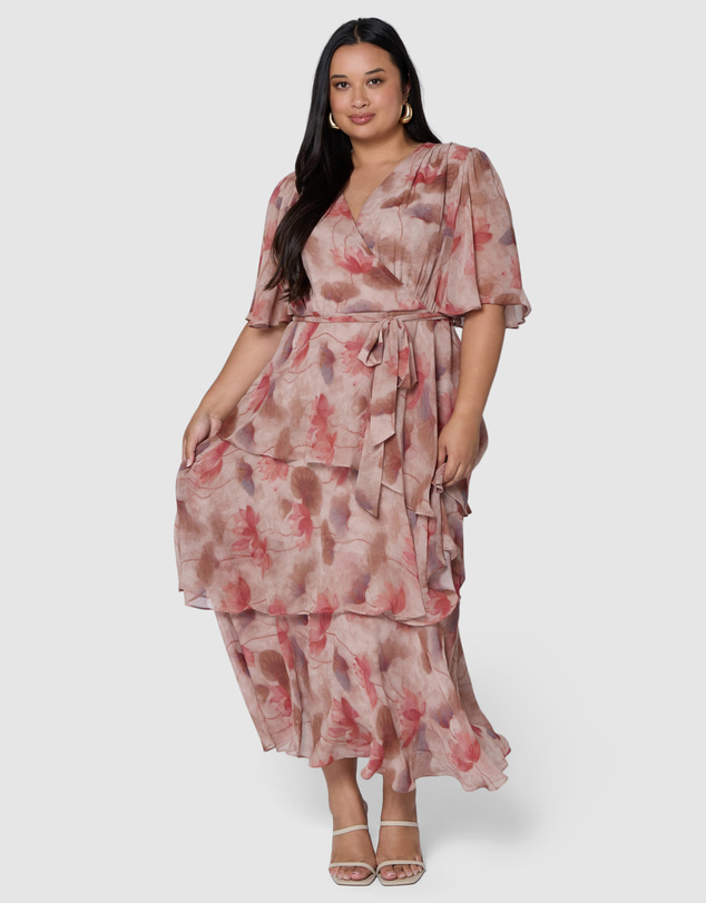 Pink Dusk by Curve Project - Hypnotic Maxi Dress