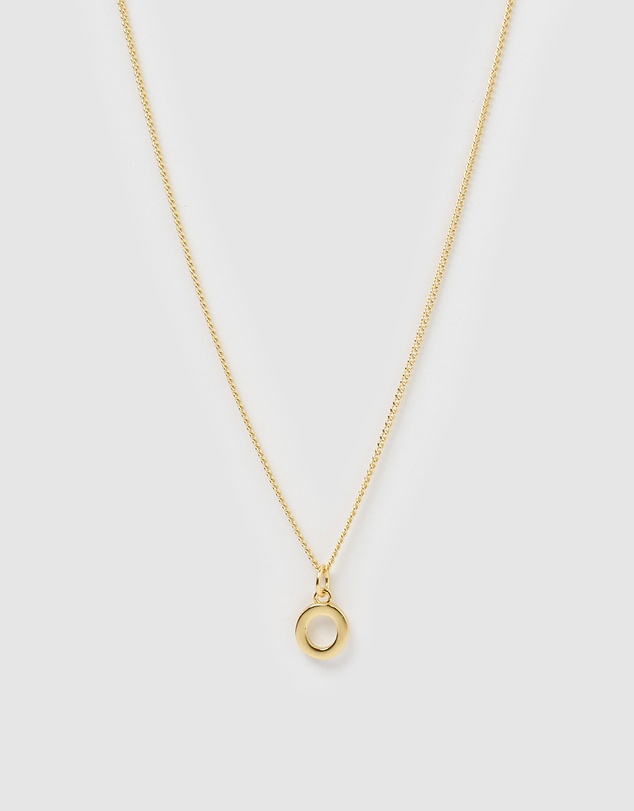 Izoa - Alphabet Letter O Necklace