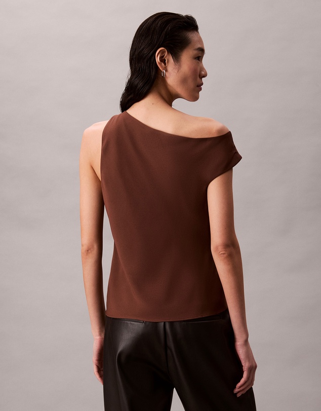 Calvin Klein - Crepe One Shoulder Top