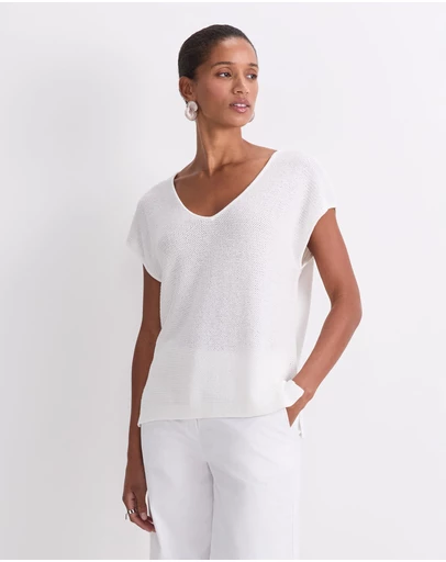 Sportscraft - Luisa V Neck Knit Top