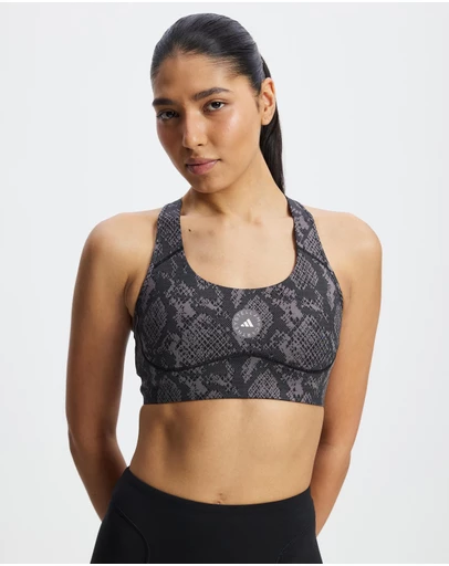 adidas by Stella McCartney - adidas By Stella McCartney Power Impact Training Bra Medium Support Printed