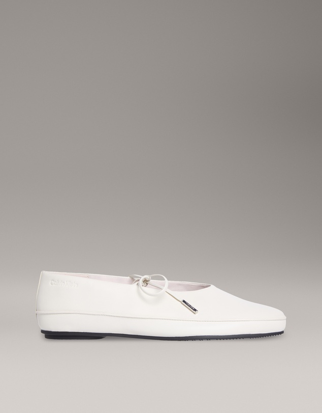 Calvin Klein - Leather Mary Jane Ballerinas