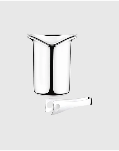 Georg Jensen - Wine & Bar Ice Bucket with Tongs