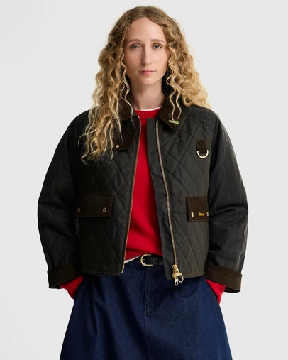 Barbour - Tartan Reimaginedicons Tartan Quilted Spey Wax Jacket