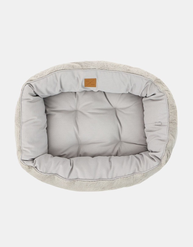 Mog & Bone - 4 Seasons Reversible Circular Dog Bed - Grey