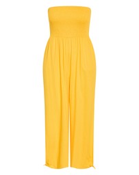 City Chic - Ally Strapless Jumpsuit