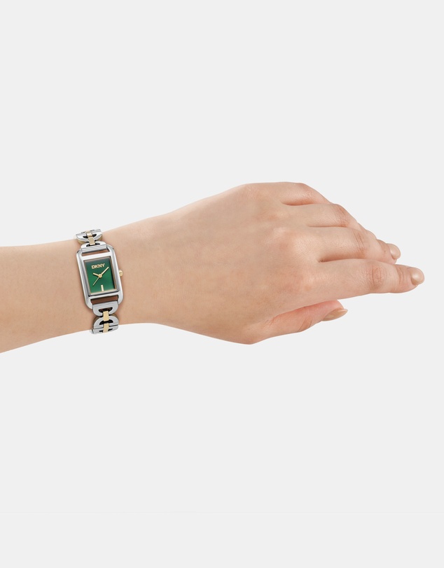 DKNY - Open Link Two-Tone 21x34mm Womens Watch