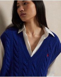 Polo Ralph Lauren - Cable-Knit Wool-Cashmere Sweater Vest