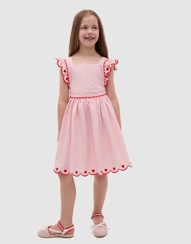 Seed Heritage - Scallop Stripe Dress