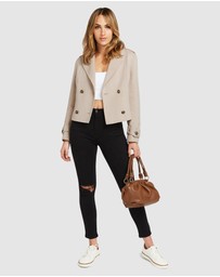 Belle & Bloom - Better Off Military Peacoat