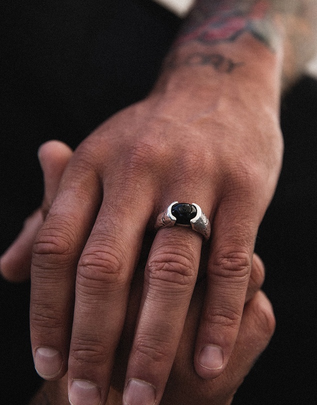 Haze & Glory - ICONIC EXCLUSIVE - Liberty Ring in Oxidised 925 Silver