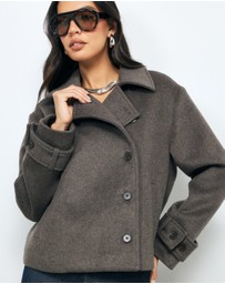 AERE - Sofia Wool Blend Jacket
