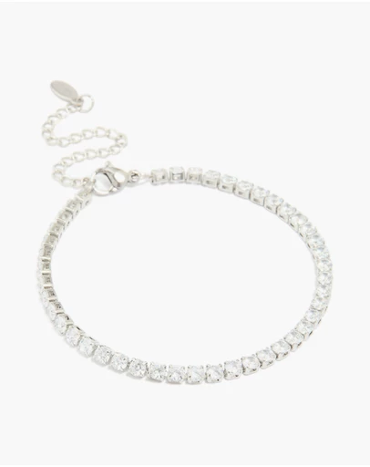 Lovisa - Waterproof Stainless Steel Cubic Zirconia Tennis Bracelet