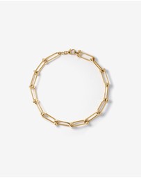 Michael Hill - Ball and Oval Link Bracelet in 10kt Yellow Gold