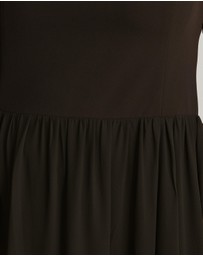 Atmos&Here Curvy - Amie Contrast Pleat Skirt Maxi Dress