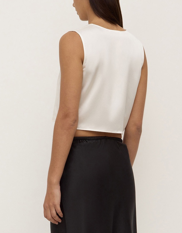 Assembly Label - Beal Silk Tie Front Top