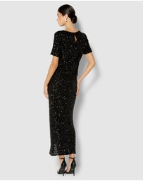 Montique - Livia Stretch Sequin Skirt