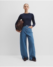 Country Road - Long Sleeve Rib Top