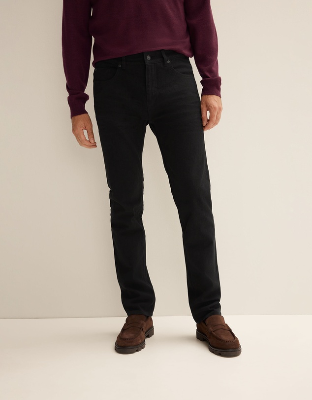 Trenery - Slim Black Wash Jean in Black