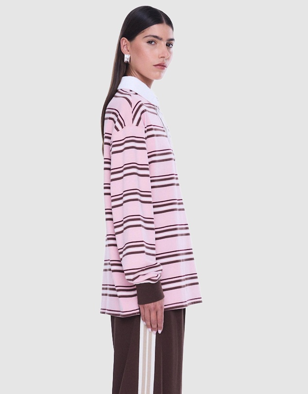 ENA PELLY - Rose RP Rugby Long Sleeve - ICONIC EXCLUSIVE