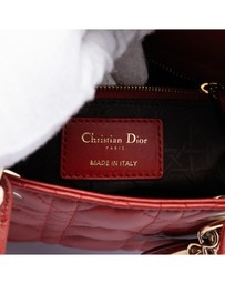 Pre-Loved by Azura Reborn - Pre-Loved Small Lambskin Cannage My ABCDior Lady Dior