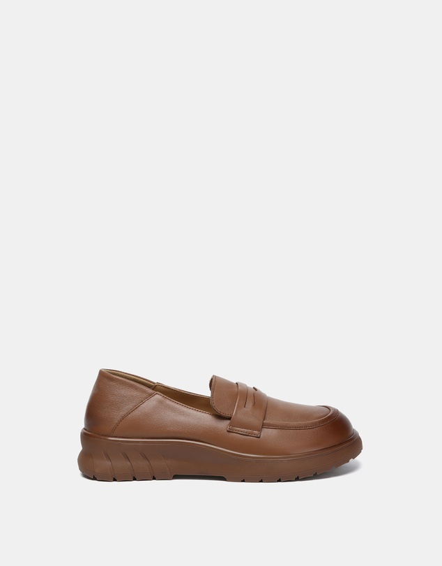 EVERAU - EverAU Ugg Pansy Cow Leather Upper Loafer Oxfords Flats