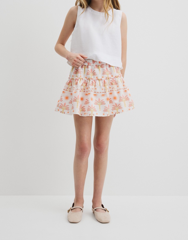 Country Road - Sunset Print Skirt