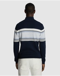 yd. - Brosnon 1/4 Zip Knit Jumper