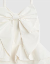 Bardot Junior - Tulip Lace Bow Dress - Kids-Teens