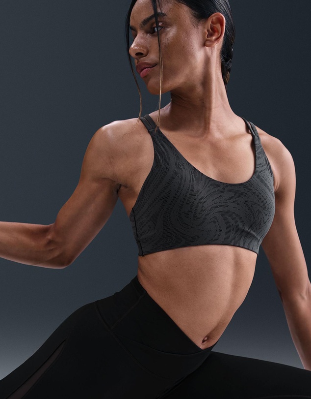 Nike - Zenvy Light-Support Padded Printed Sports Bra