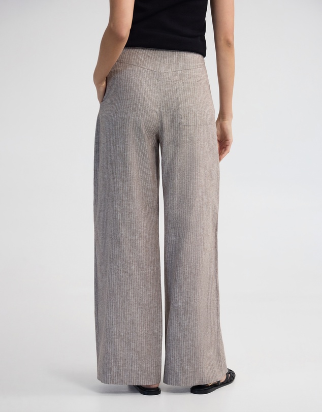 Oxford - Golide Linen Blend Pinstriped Pant