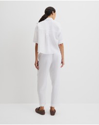 Country Road - Organically Grown Linen Boxy Fit Shirt