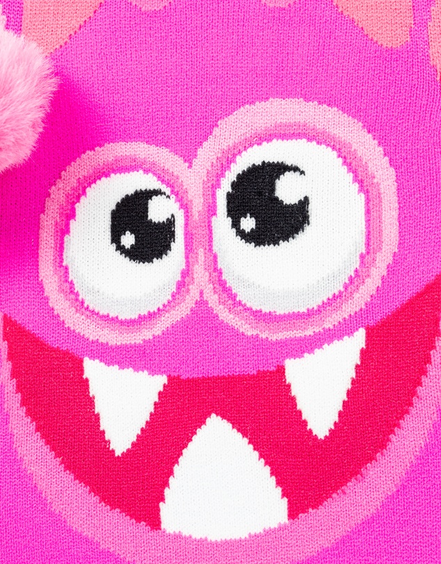 Crazy Skates - Crazy Socks Monster Pink Knee-High Socks