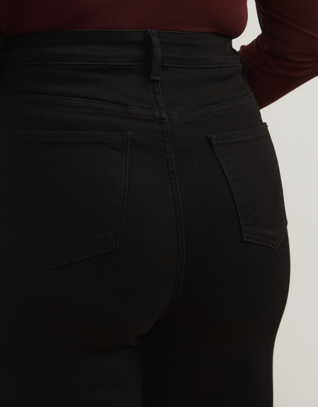 Atmos&Here Curvy - Betty High Waist Wide Leg Stretch Jeans