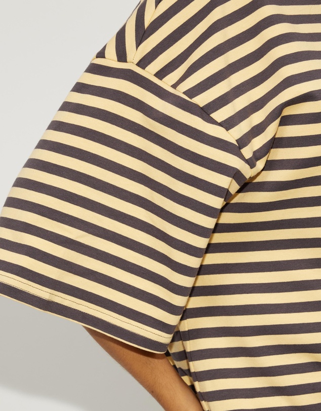 Dazie - Nostalgia Stripe Oversized Boyfriend Tee